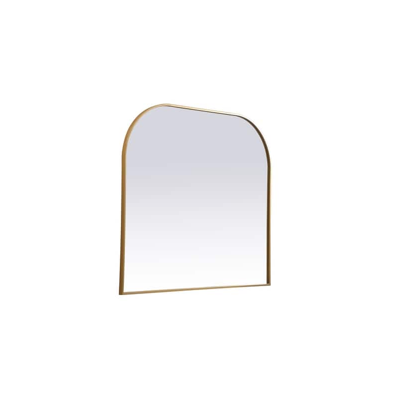 Indigo Home Metal Frame Arch Mirror 42x38 Inch