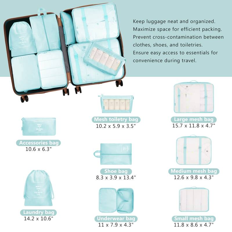 Hardshell Luggage Set with TSA Lock, 360° Spinner Wheels, Lightweight Durable Travel Suitcases for Women/Men Carry-On & Check-In