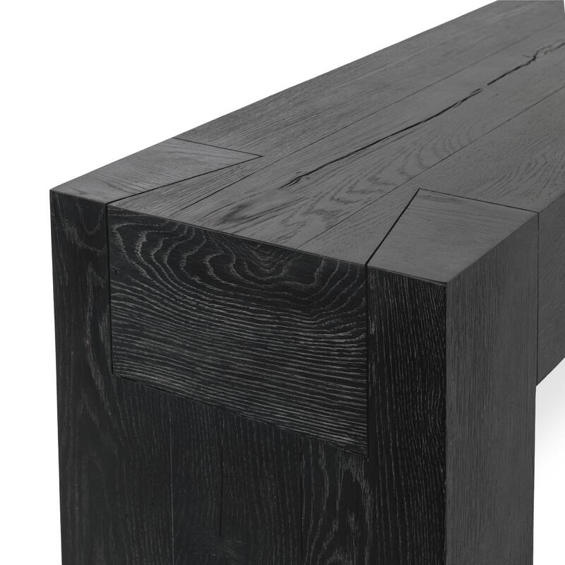 Classic Home Bristol Cracked Oak 72" Console Table