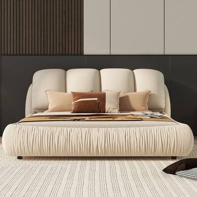 WW Queen Size Luxury Upholstered Bed