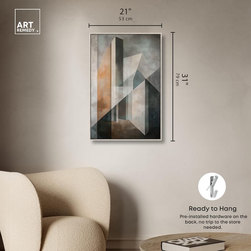 Spatial Geometry Canvas by Art Remedy