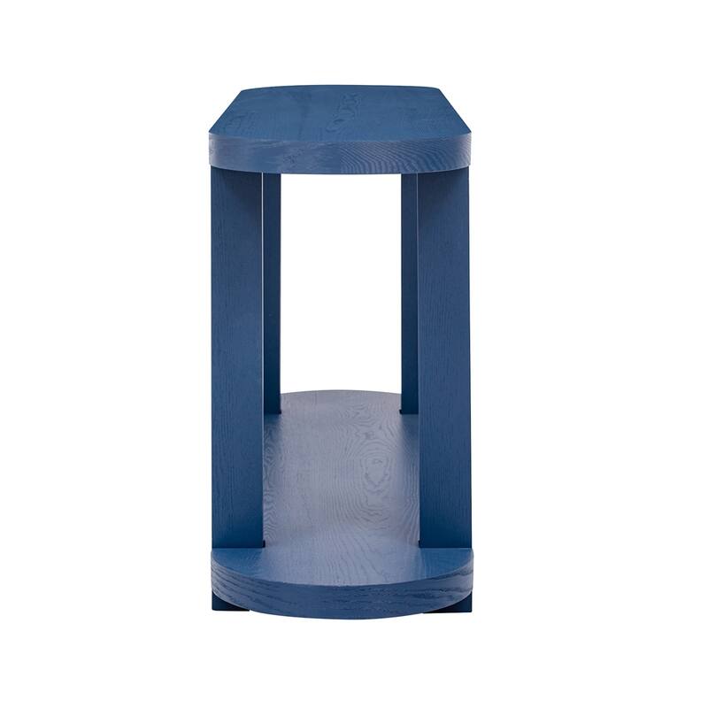 Modern Minimalist Entryway Table with Streamlined Desktop Design