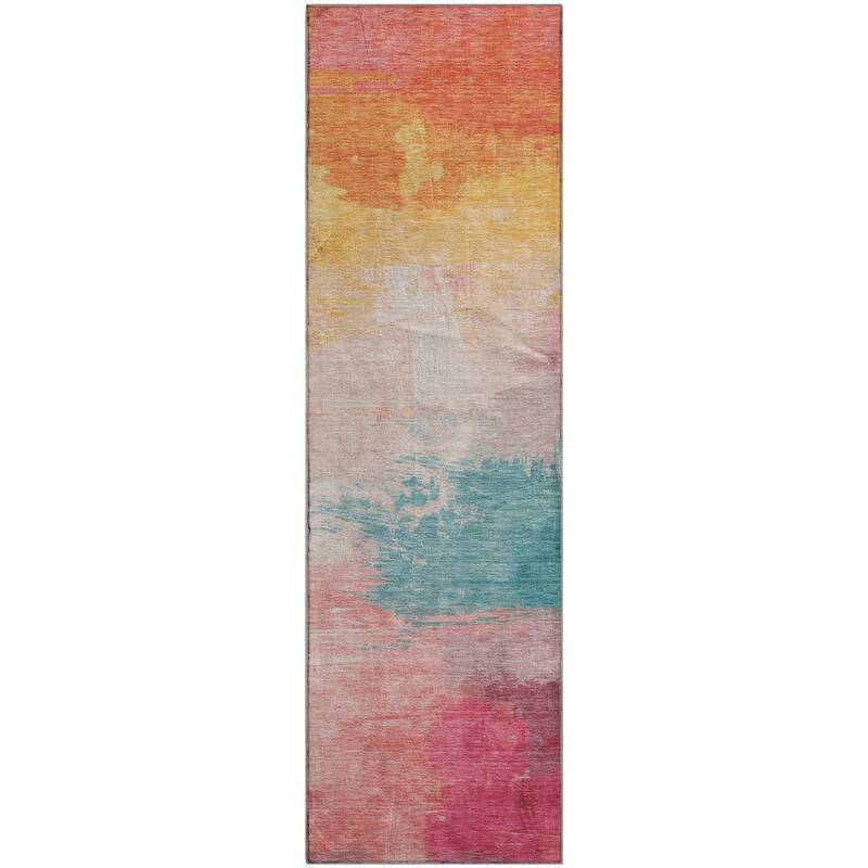 Premium Washable Super Soft Abstract Ombre Mayfield Rug