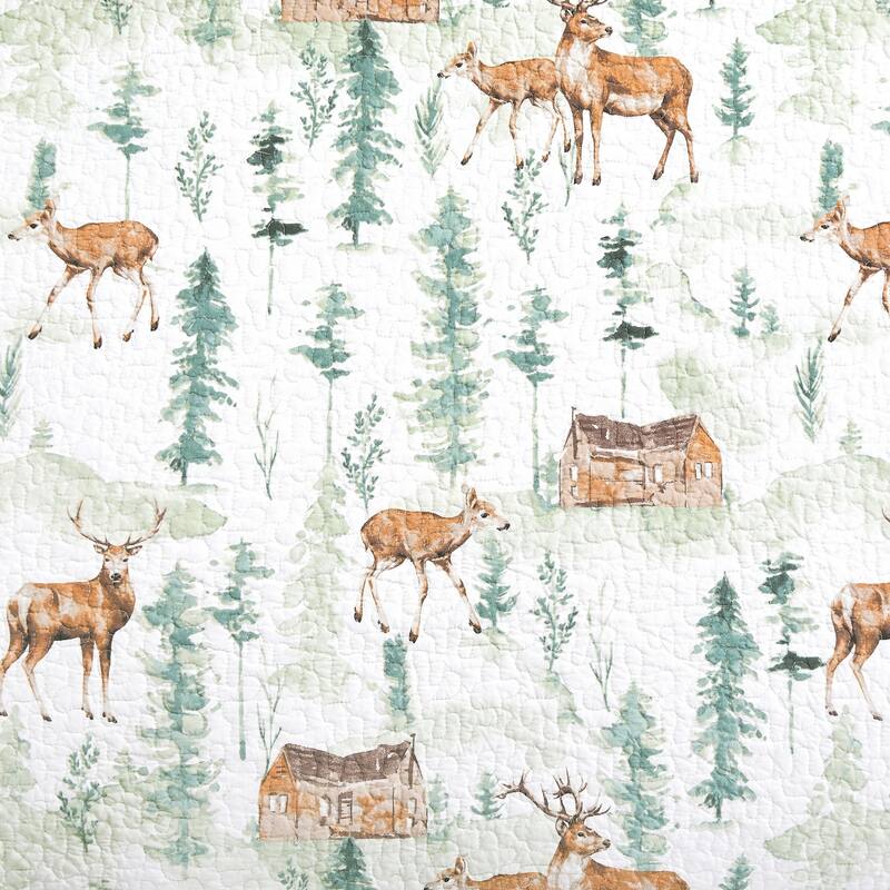 Christopher Forest Reversible Rustic Full/Queen Quilt Set
