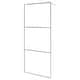 preview thumbnail 65 of 71, vidaXL Walk-in Shower Wall multi size Half Frosted ESG Glass Black