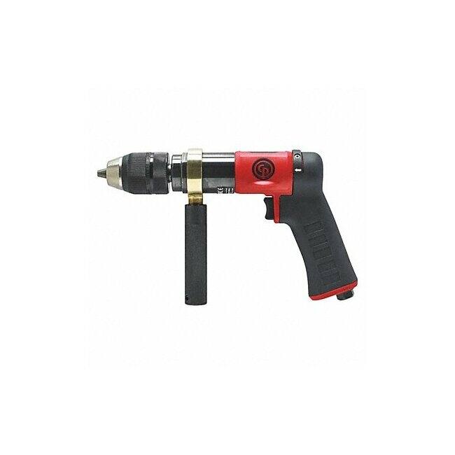 Chicago Pneumatic Drill,Air-Powered,Pistol Grip,1/2 in CP9791C - 1 Each - Red