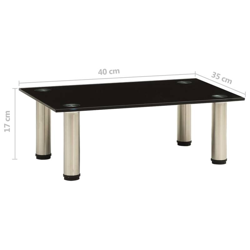 vidaXL TV Stand Entertainment Center HiFi Media Unit Furniture Tempered Glass