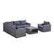 preview thumbnail 4 of 2, Kensington 7 Piece Sectional Seating Group with Cushions