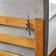 preview thumbnail 12 of 19, Rainha - Memory Foam Cushioned Velvet Dorm Headboard