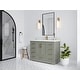 preview thumbnail 2 of 161, Willow Collection 48 in W x 22 in D x 36 in H Boston Single Bowl Sink Bathroom Vanity with Countertop