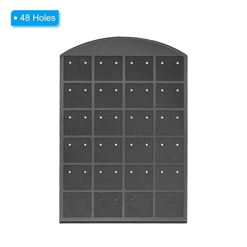 5pcs Earring Display Stand,Acrylic Earring Holder 48 Hole L Rack