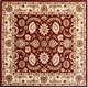 preview thumbnail 13 of 17, SAFAVIEH Handmade Royalty Red/ Ivory Wool Rug 7' Square - Red/Ivory - Square
