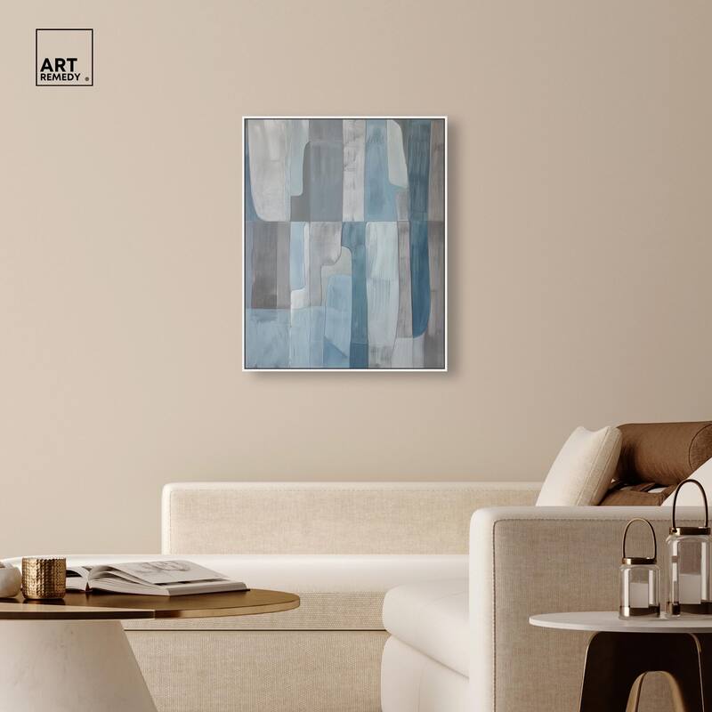 Tessellated Tones II Canvas by Art Remedy