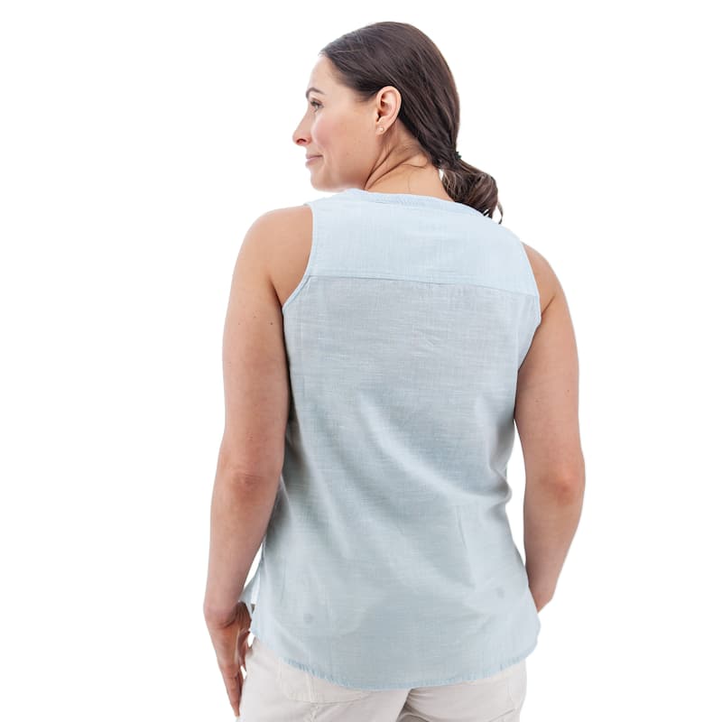Aventura Women's Devonne Split Neck Tank Top