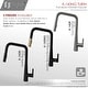 preview thumbnail 22 of 39, STYLISH Kitchen Sink Faucet Single Handle Pull Down Dual Mode Lead Free - Faucet Height: 17" | Spout Height: 9 1/2"