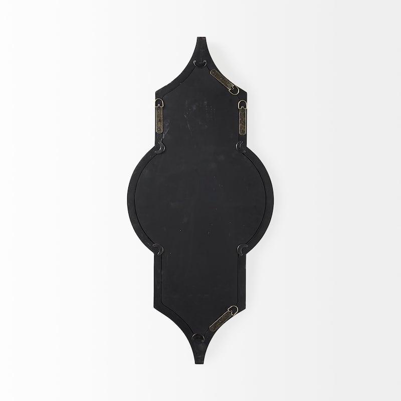 Tamanar Solid Wood Frame Moroccan Inspired Mirror - 34" x 15"