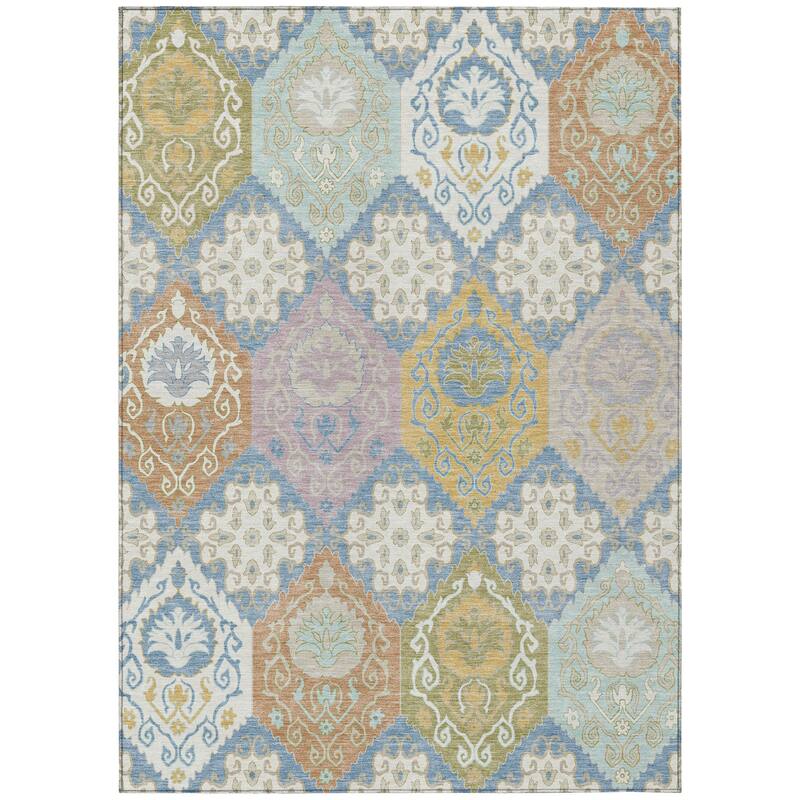 Machine Washable Indoor/ Outdoor Global Bayfield Chantille Rug