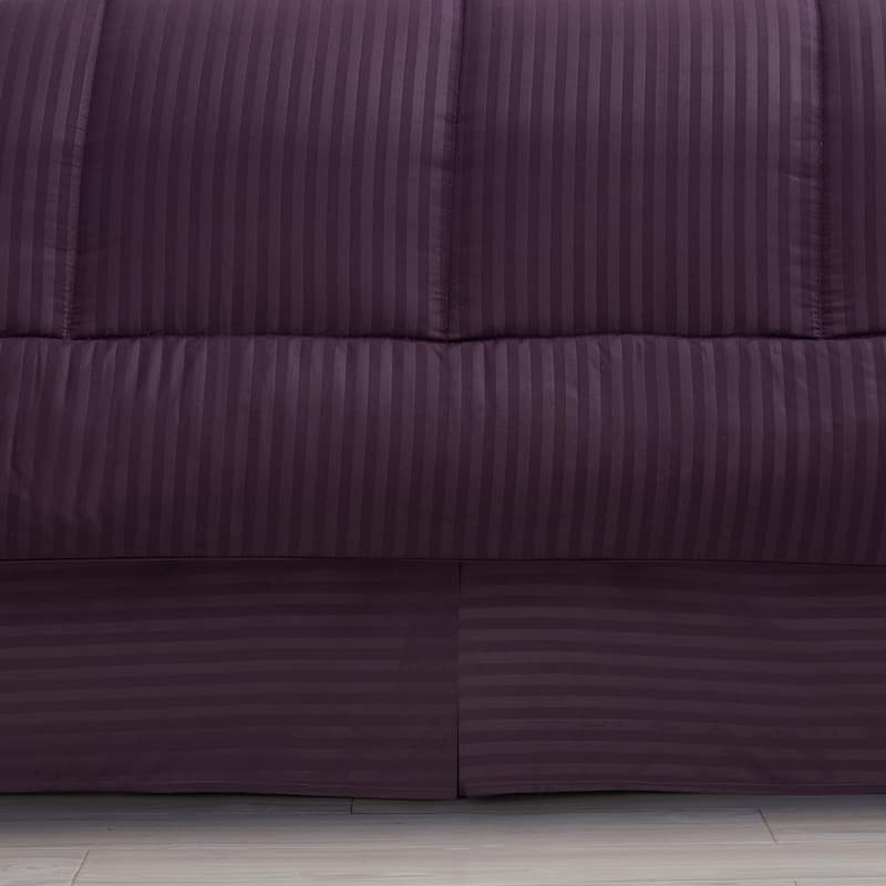 Soft Dobby 8-piece Striped Down Alternative Bed-in-a-Bag Set w/ Sheets