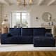 Option Right Chaise-Blue