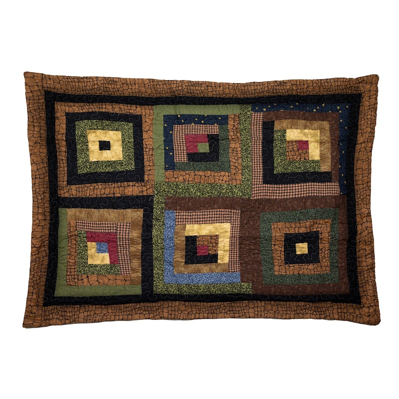 Donna Sharp Midnight Bear Quilt - Blue/Brown - Standard Sham