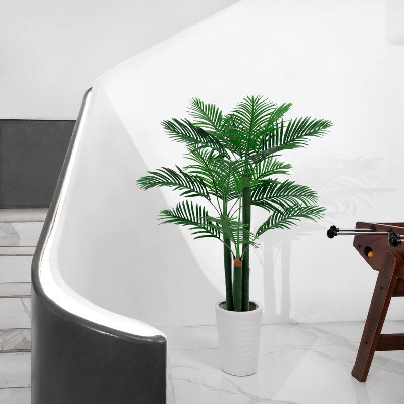5ft. Golden Cane Palm Artificial Tree - Green
