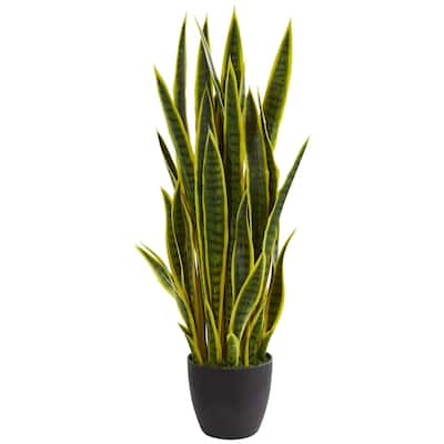 38-inch Sansevieria Artificial Plant - Green