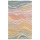 preview thumbnail 16 of 28, SAFAVIEH Handmade Rodeo Drive Bjarndis Mid-Century Modern Wool Rug 4' x 6' - Blue/Blush