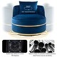 preview thumbnail 34 of 62, 360 Degree Swivel Accent Chair Velvet Modern Upholstered Barrel Chair Over-Sized Soft Chair with Seat Cushion