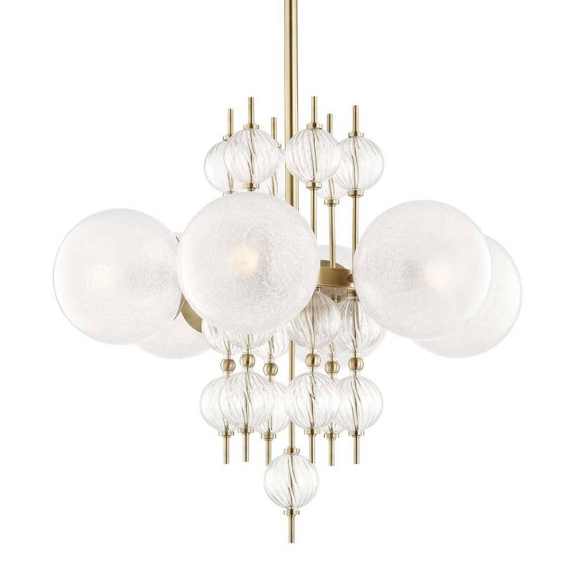 Hudson Valley Lighting Calypso 6 Light 27" Wide Chandelier - Aged Brass
