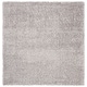 preview thumbnail 56 of 83, SAFAVIEH Fontana Shag Kimberlie Solid 2-inch Thick Rug 3' Square - Grey - Square