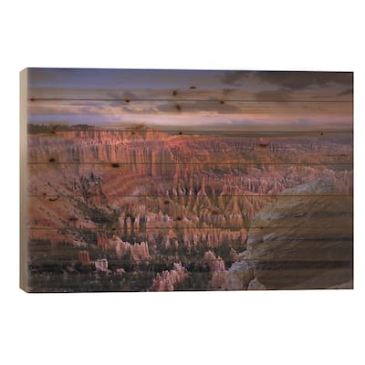 Amphitheater From Bryce Point, Bryce Canyon National Park, Utah Print On Wood by Tim Fitzharris - Multi-Color