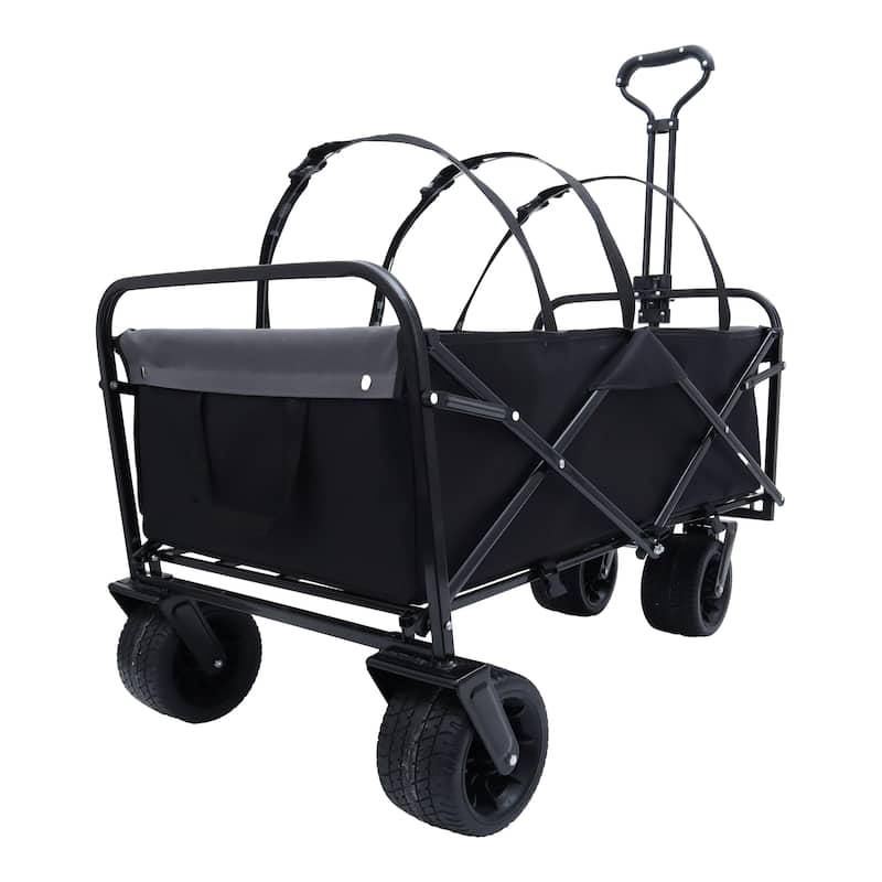 Foldable Wagon Cart with strapping system Beach