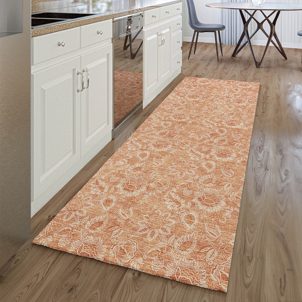 Premium Washable Super Soft Floral Modern Mayfield Rug