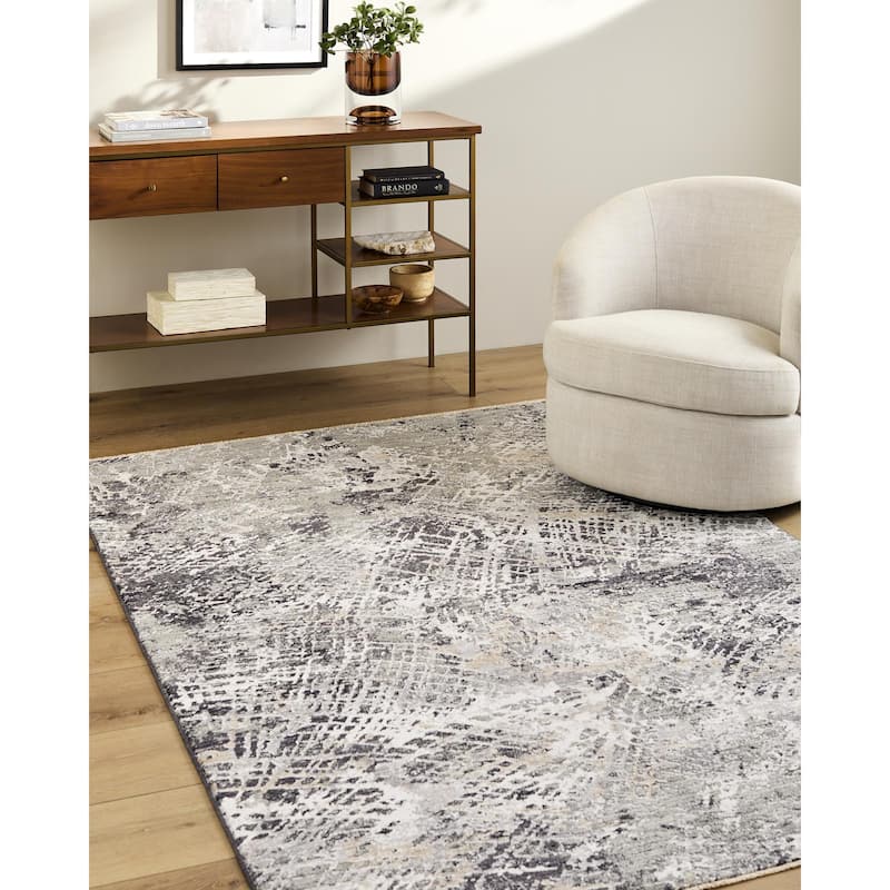 Livabliss Gakko Rustic Area Rug - Medium Gray - 12' x 15'