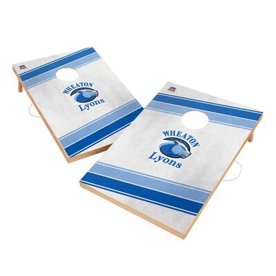 Wheaton College Lyons Regulation 2x4 Cornhole Set