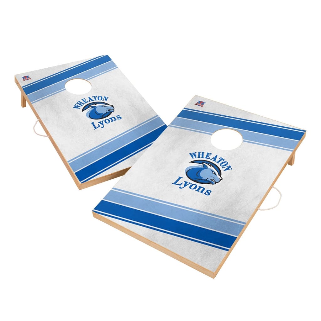 Wheaton College Lyons Regulation 2x4 Cornhole Set