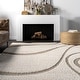 preview thumbnail 16 of 40, Brooklyn Rug Co Krista Contemporary Swirls Shag Area Rug
