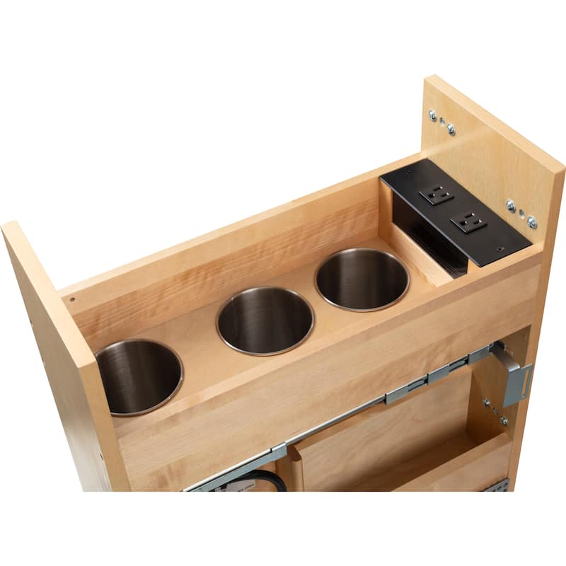 Hardware Resources PVBPOD8 Powered Organizer 8" Wide Plug-In No Wiggle