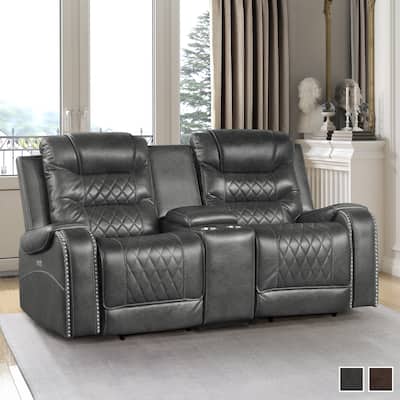 Lenci Power Double Reclining Loveseat