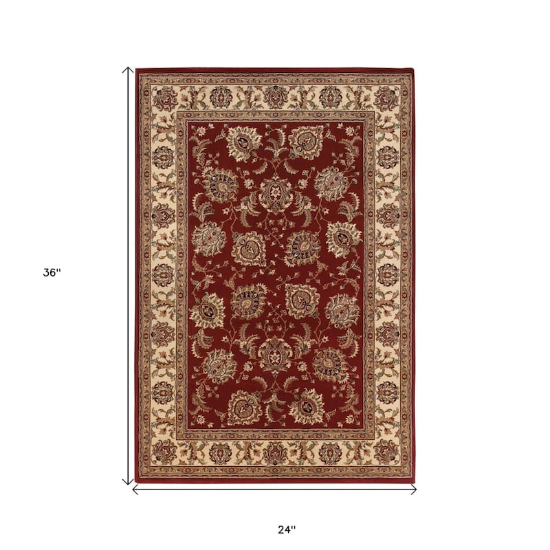 HomeRoots Oriental Traditional Runner Area Rug