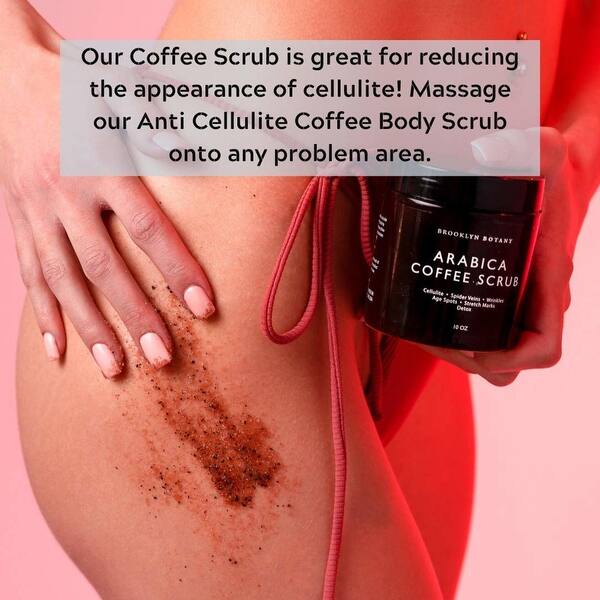 Shop Brooklyn Botany Arabica Coffee Body Scrub Face Scrub Best Anti Cellulite Stretch Mark Treatment 10 Oz Arabic Coffee Overstock 31939482