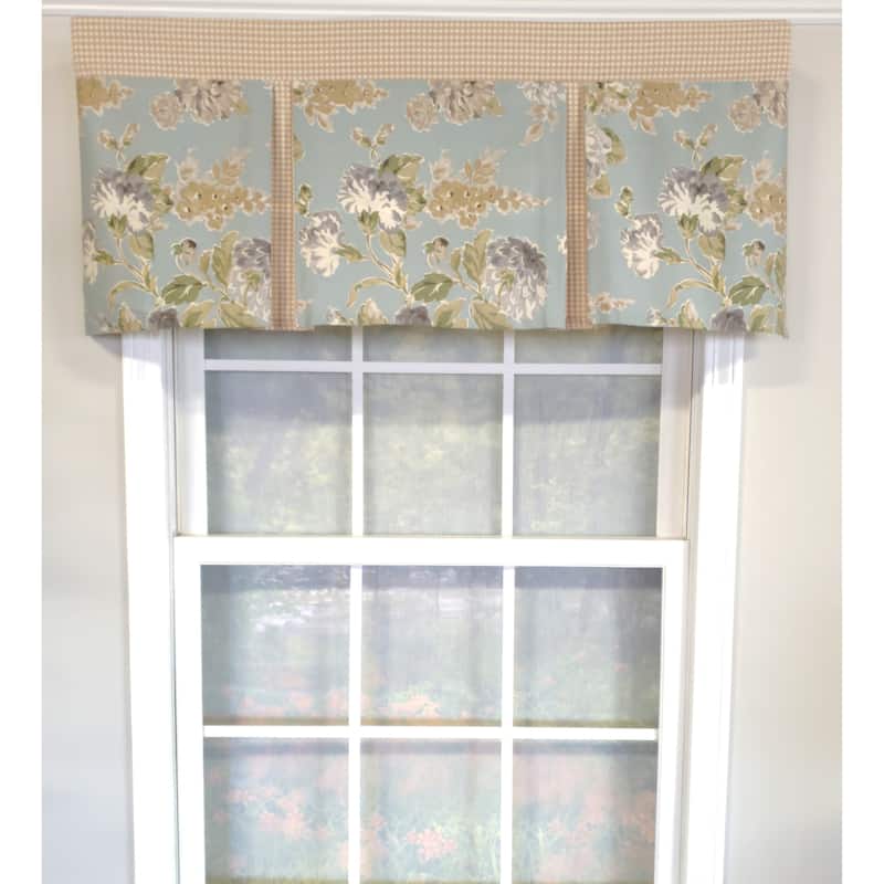 RLF Home Floral Essence Pleated Valance