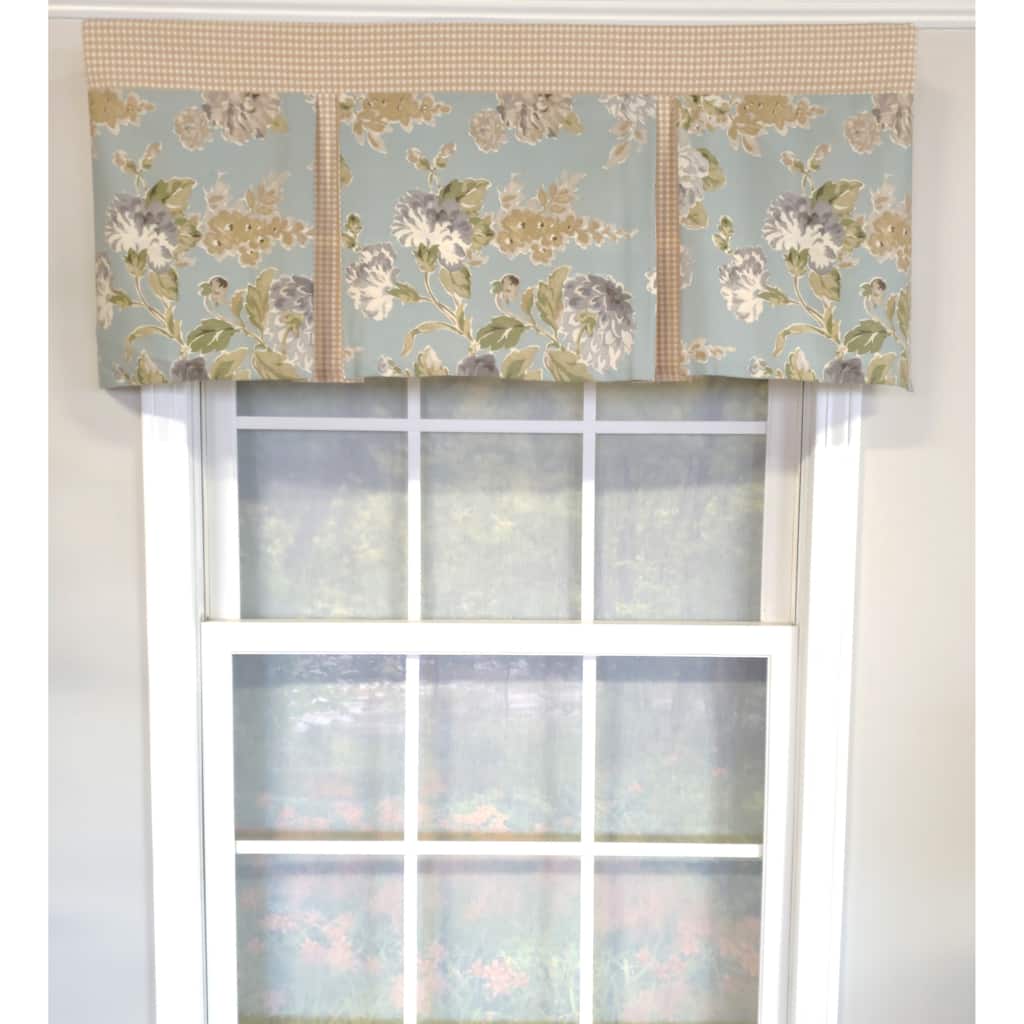 RLF Home Floral Essence Pleated Valance