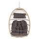 preview thumbnail 4 of 7, Portable and Foldable Outdoor Rattan Egg Swing Chair