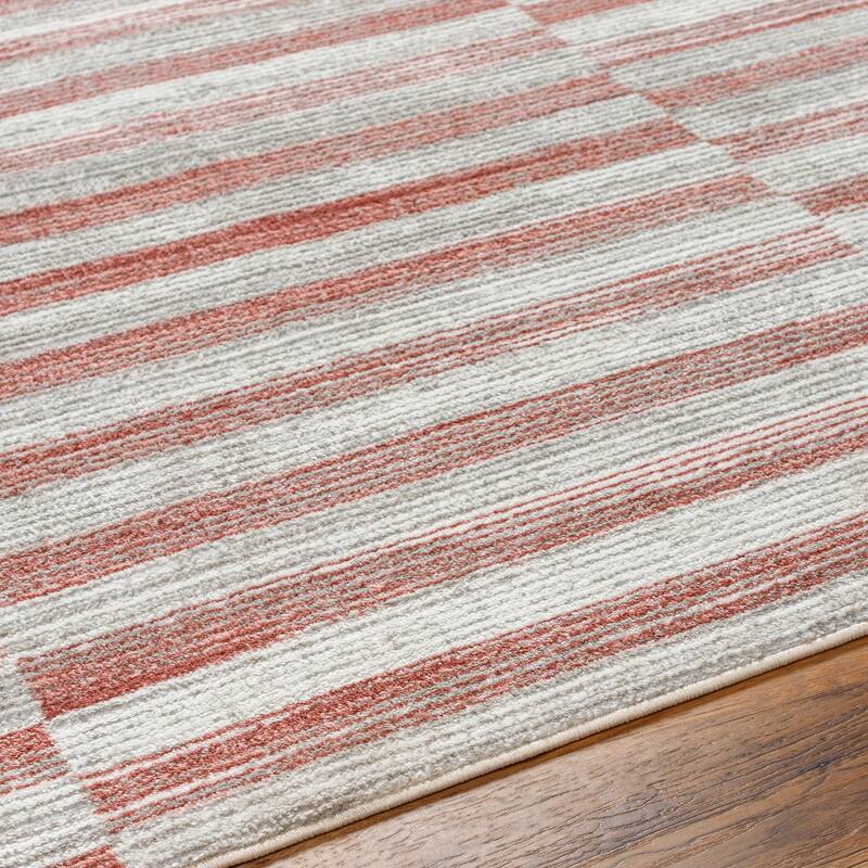 Livabliss San Fran Casual Checkered Area Rug
