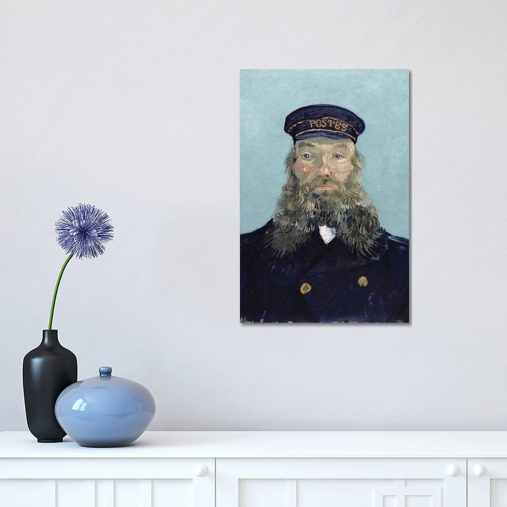 iCanvas "Portrait of Postman Roulin, 1888" by Vincent van Gogh Canvas Print