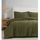 preview thumbnail 4 of 3, Brooklyn Loom Flax Linen Comforter Set