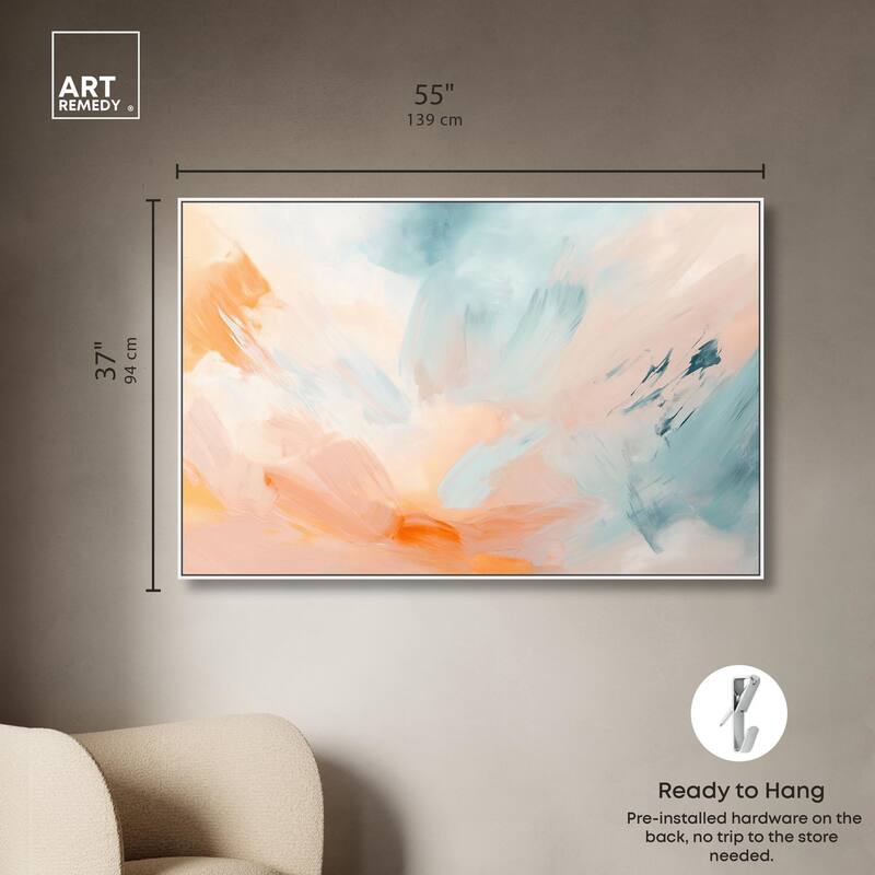 Sunrise Palette I Canvas by Art Remedy