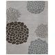 preview thumbnail 8 of 24, SAFAVIEH Handmade Soho Herb Botanical N.Z. Wool Rug 6' x 9' - Light Grey - Rectangle