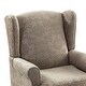 preview thumbnail 19 of 46, Epimethis Traditional Fabric Accent Armchair with Turned Legs by HULALA HOME